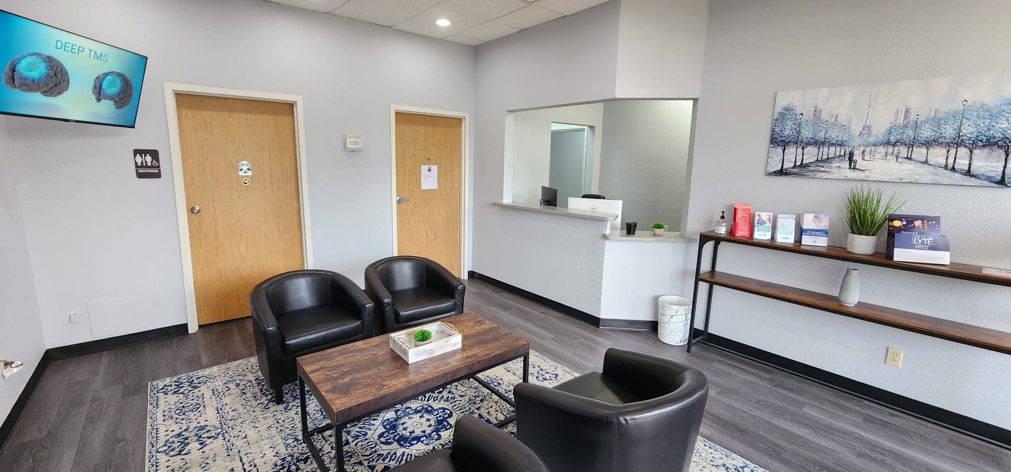 A warm, reassuring clinic setting