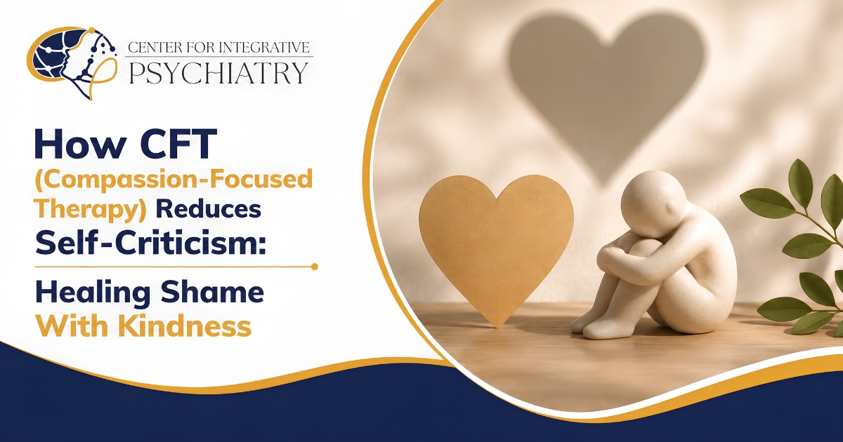 Compassion-focused therapy session easing shame and a harsh inner critic