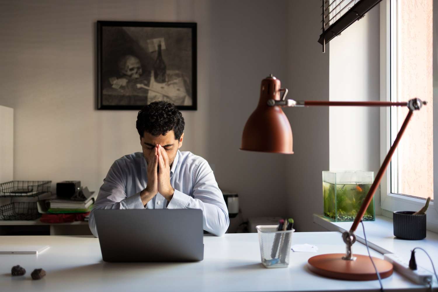 How to deal with stress at work and home.