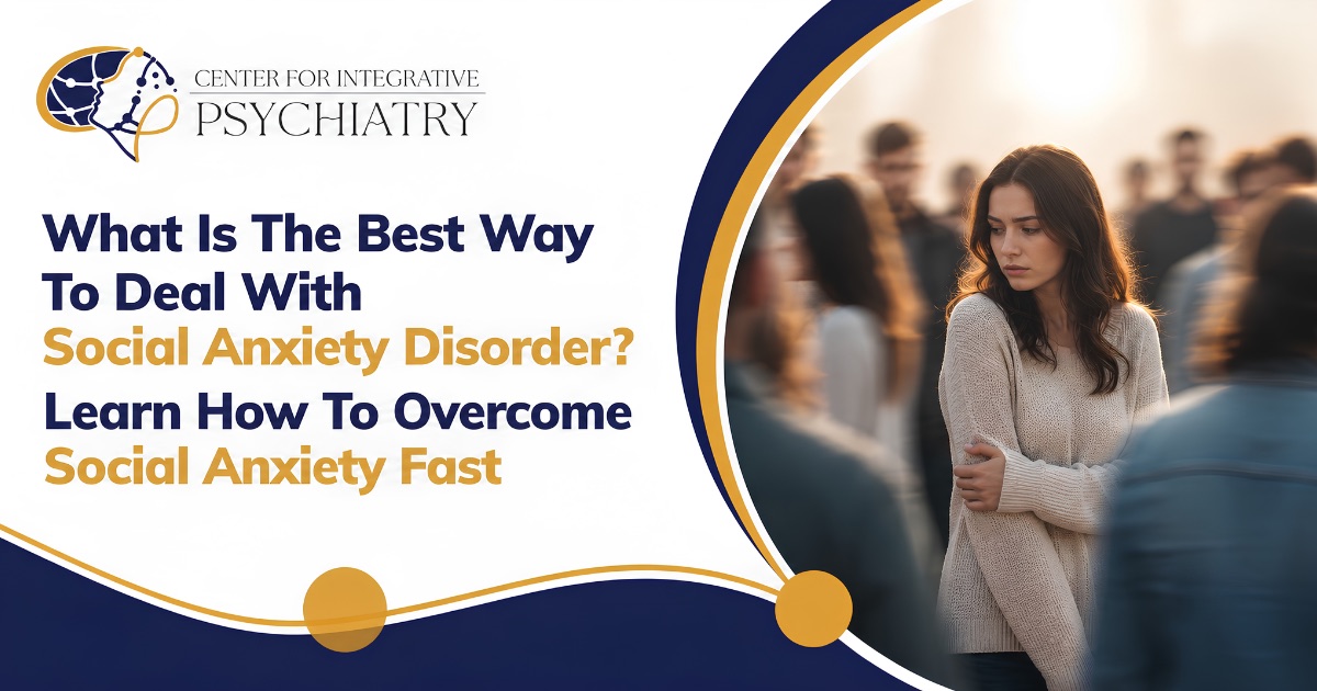Individual managing social anxiety disorder with clinical support at Texas CIP