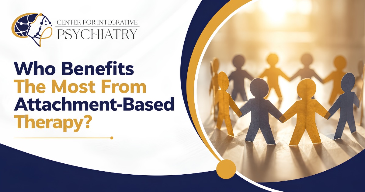 Therapist guiding a client through attachment-based therapy for healthier relationships