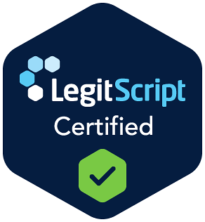 LegitScript approved seal