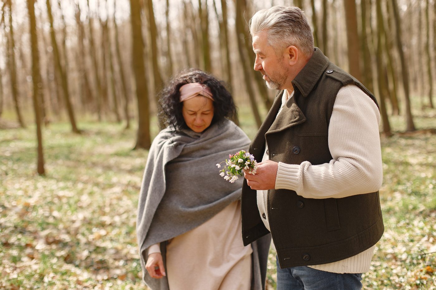 A patient heading home accompanied after their session