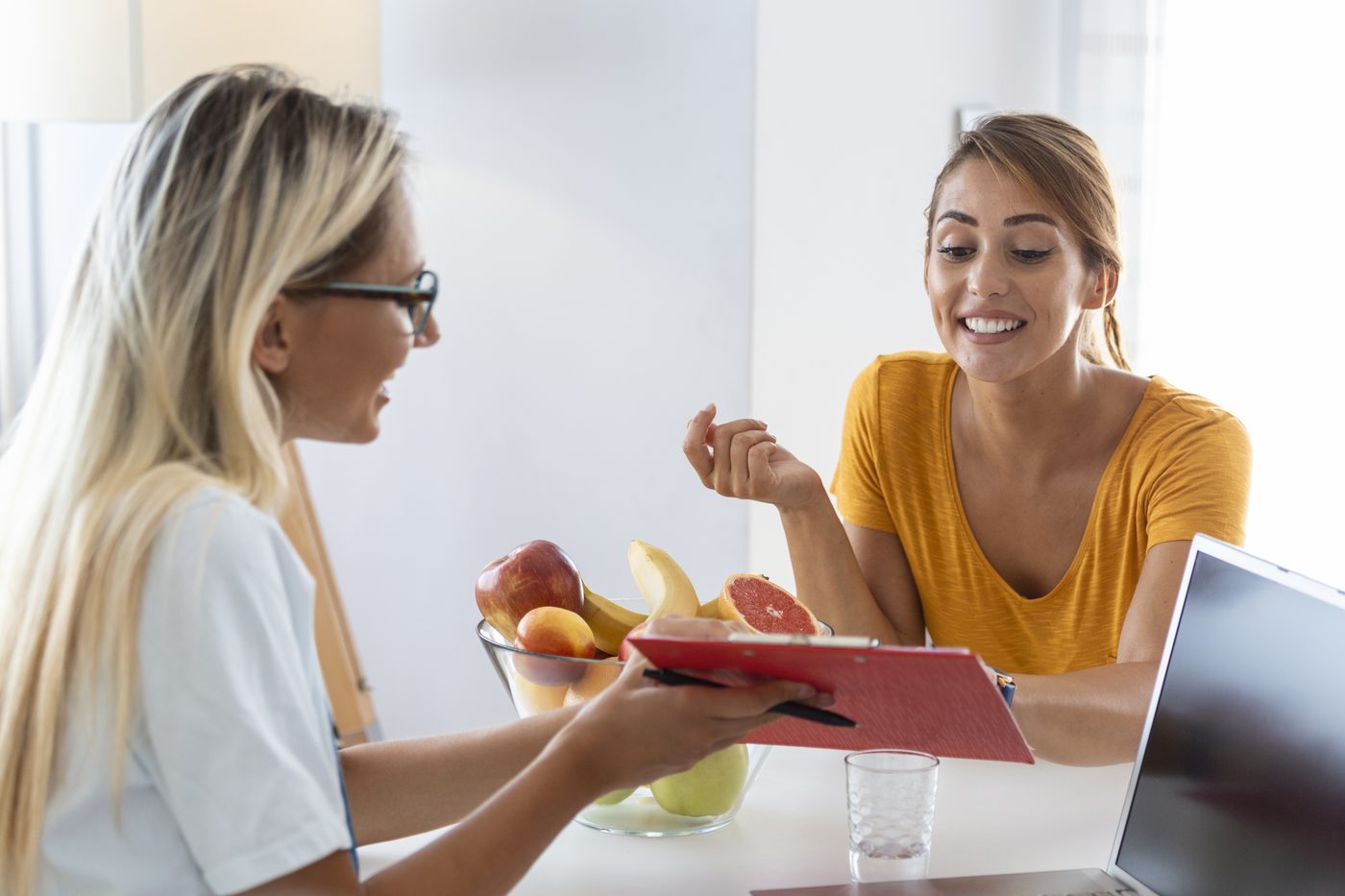 A nutrition-focused first session with a provider
