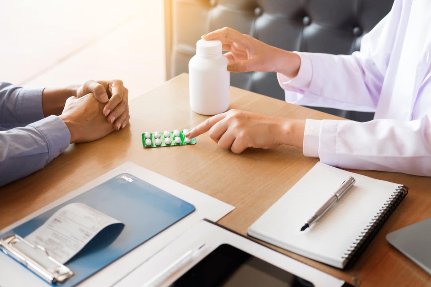 Medication, only when clinically indicated